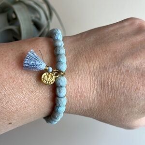 KANTHA BEAD STRETCH BRACELET